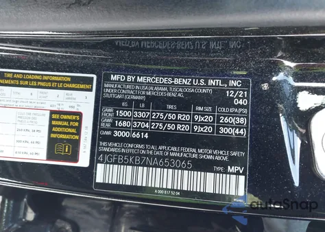 2022 Mercedes-Benz Gle 450 4Matic z USA, uszkodzony, nr VIN 4JGFB5KB7NA653065